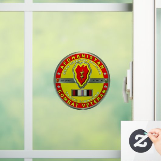 第25歩兵師団「アフガニスタン退役軍人」 ウィンドウサイン (ホーム)