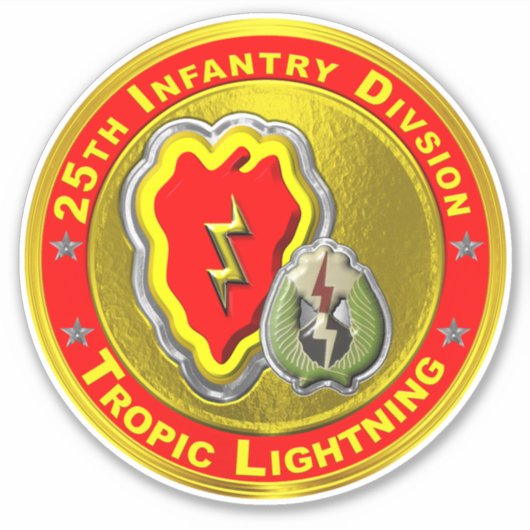 第25歩兵師団 シール (正面)