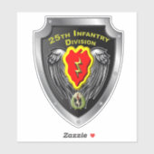 第25歩兵師団「トロピック稲妻」 シール (シート)