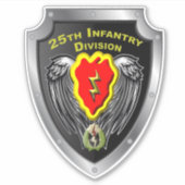 第25歩兵師団「トロピック稲妻」 シール (正面)