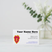 第25歩兵部隊 名刺 (スタンド正面)