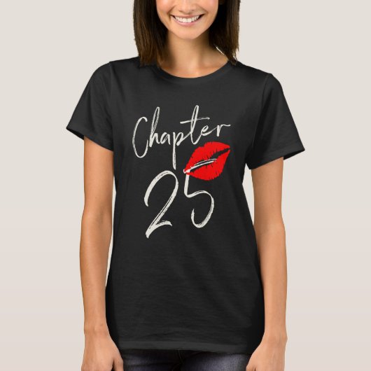 第25章EST 1997第25誕生日茶の贈り物 Tシャツ (正面)