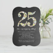 第25第25誕生会の招待を驚かして下さい 招待状 (スタンド正面)