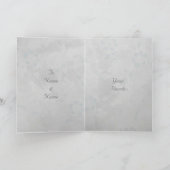 第25結婚記念日カード カード (内部)