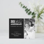 第25記念パーティー-写真の招待状 招待状 (スタンド正面)