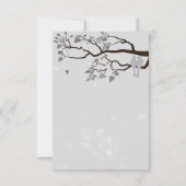 第25記念日の仲の良い恋人同士は感謝していしています サンキューカード (裏面)