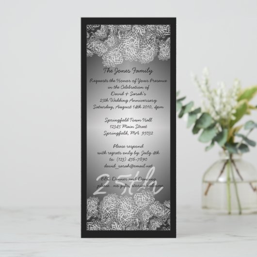 第25記念日 招待状 (スタンド正面)