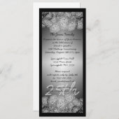 第25記念日 招待状 (正面/裏面)