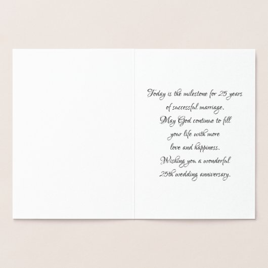 第25記念日 箔カード (内部)