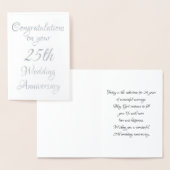 第25記念日 箔カード (ディスプレー)