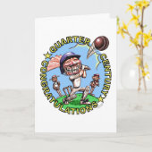 第25誕生日クリケットカード カード (黄色い花)