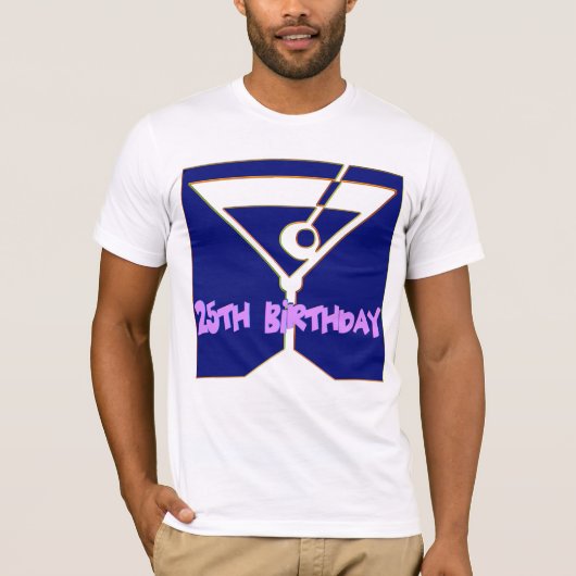 第25誕生日プレゼントのTシャツ Tシャツ (正面)