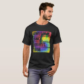 第25誕生日絞り染め1998 25威厳がある年以素晴らし降 Tシャツ (正面フル)