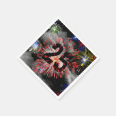 第25誕生日花火inクラウドナプキンス スタンダードカクテルナプキン (角)