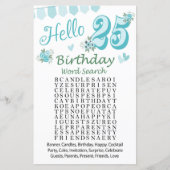 第25誕生日語検索ゲーム (正面)