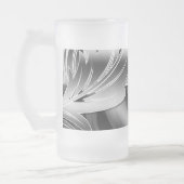 第25銀製記念日花ビールステインのマグ フロストグラスビールジョッキ (左)