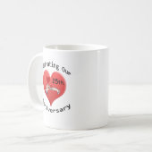 第25。 記念日 コーヒーマグカップ (正面左)