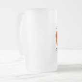 第25 Infのベトナムによって曇らされるマグ フロストグラスビールジョッキ (正面左)