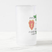 第25 Infのベトナムによって曇らされるマグ フロストグラスビールジョッキ (中央)