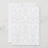 第25 Silver Springの結婚記念日| DIYの文字 招待状 (裏面)