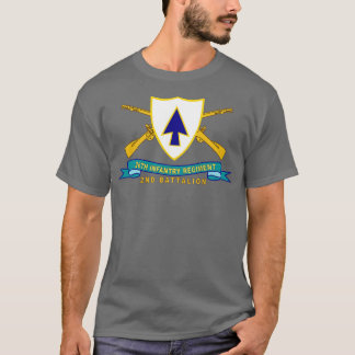 第26歩兵連隊DUIブリボン付き第20億X Tシャツ