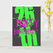 第26男性へ誕生日カードおよび女性 カード (黄色い花)