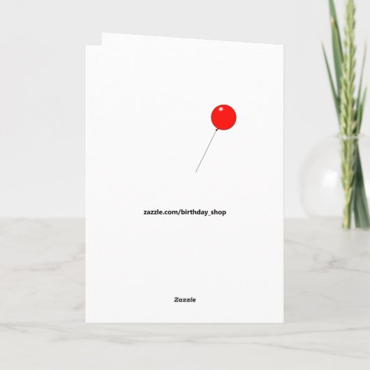 第26誕生日挨拶 カード (裏面)