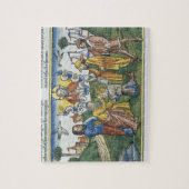 第27はジョシュアに18-23モーゼ彼の手を置きます、 ジグソーパズル (縦)