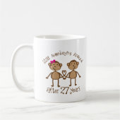 第27結婚記念日のギフト コーヒーマグカップ (左)