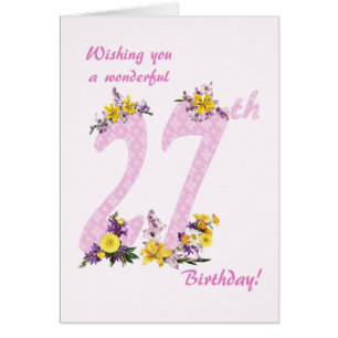 第27誕生日飾花番