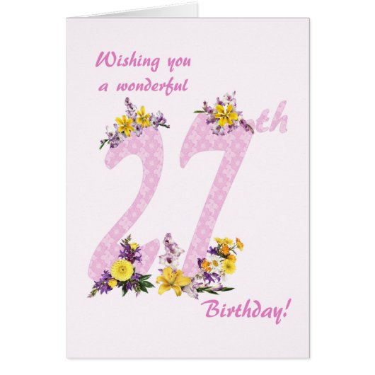第27誕生日飾花番 (正面)