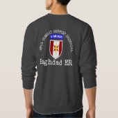 第28戦闘支援の病院-バグダッドER スウェットシャツ (裏面)