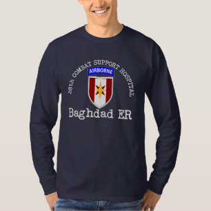 第28戦闘支援の病院-バグダッドER Tシャツ