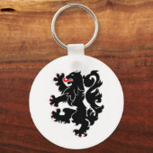 第28期インフォ黒獅子 キーホルダー (正面)