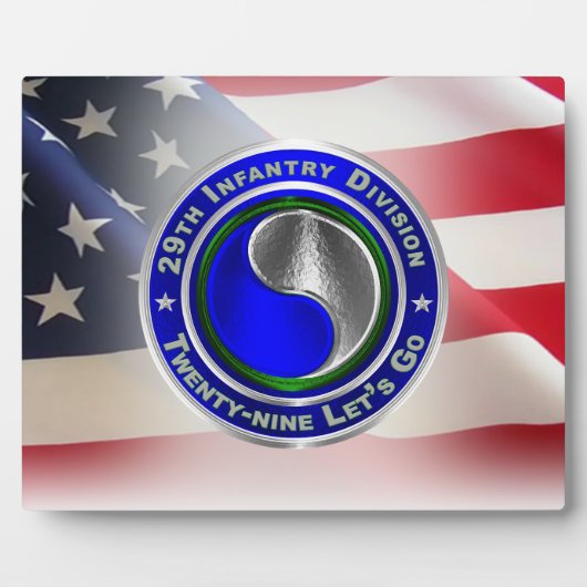 第29歩兵師団 フォトプラーク (正面)