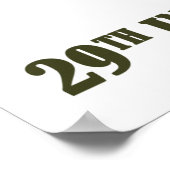 第29歩兵師団 ポスター (角)