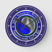 第29歩兵師団 ラウンド壁時計 (正面)