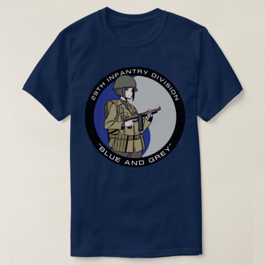 第29歩兵師団 Tシャツ (デザイン正面)