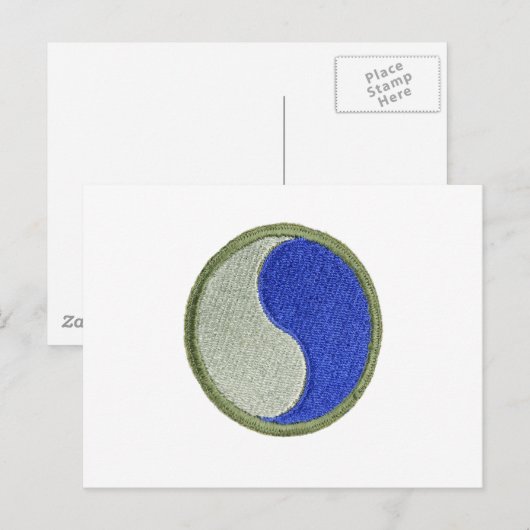 第29歩兵 ポストカード (正面/裏面)