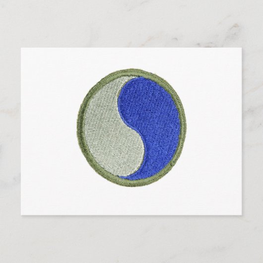 第29歩兵 ポストカード (正面)