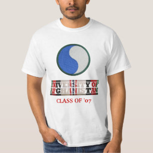 第29歩兵Div。 アフガニスタンのワイシャツの大学 Tシャツ