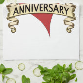 第2。 記念日 キッチンタオル (折り畳み)