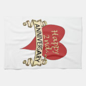 第2。 記念日 キッチンタオル (横)