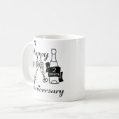 第2。 記念日 コーヒーマグカップ (正面左)