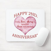 第2。 記念日 マウスパッド (マウス)