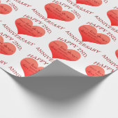 第2。 記念日 ラッピングペーパー (角)