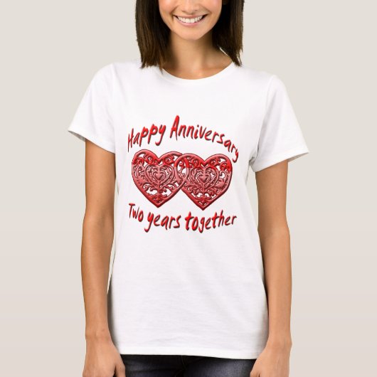 第2。 記念日 Tシャツ (正面)
