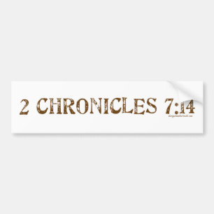 第2 7:14を記録します バンパーステッカー
