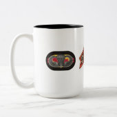 第2 BN.のレーンジャー第75の歩兵は襲います ツートーンマグカップ (左)