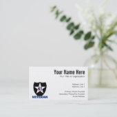 第2 IDの退役軍人 名刺 (スタンド正面)